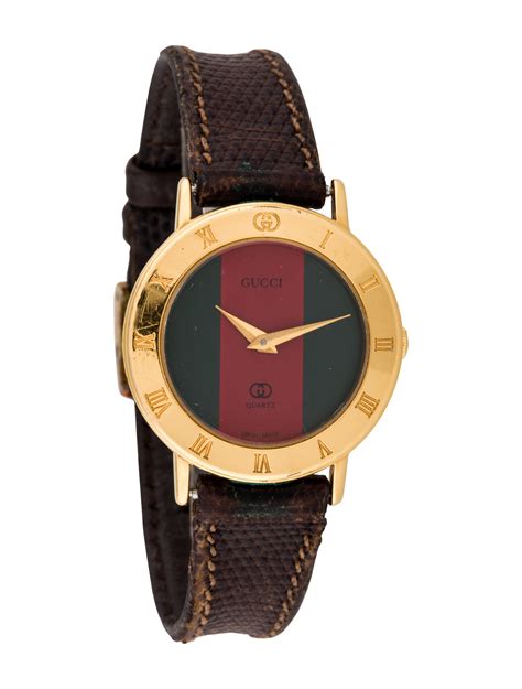 gucci leather strap watch 300m|Gucci watch women rubber strap.